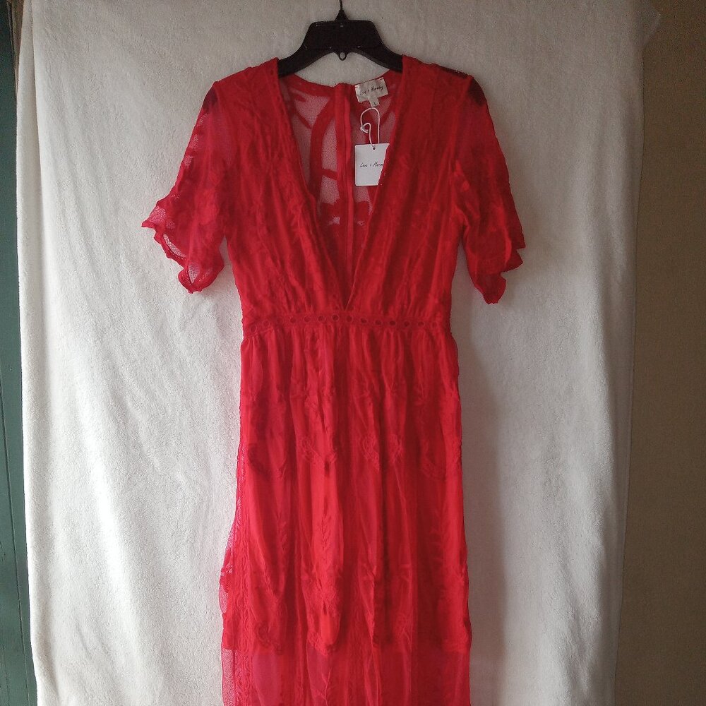 Love and Harmony red dress